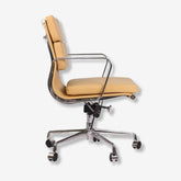 Eames Stylish Soft Pad Office Chair EA 217 - Low Back | Camel Leather Interior Furnishes